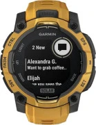 Смарт-часы Garmin Instinct 3 45mm Solar Sunburst with Sunburst/Gray Band (010-02934-02) (UA)