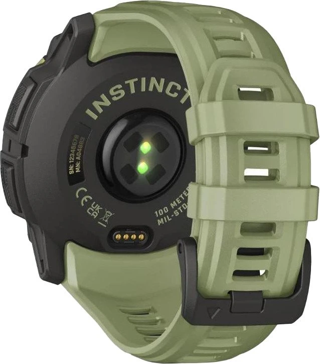 Смарт-годинники Garmin Instinct 3 50mm AMOLED Green with Fern Green Band (010-03020-02) (UA)