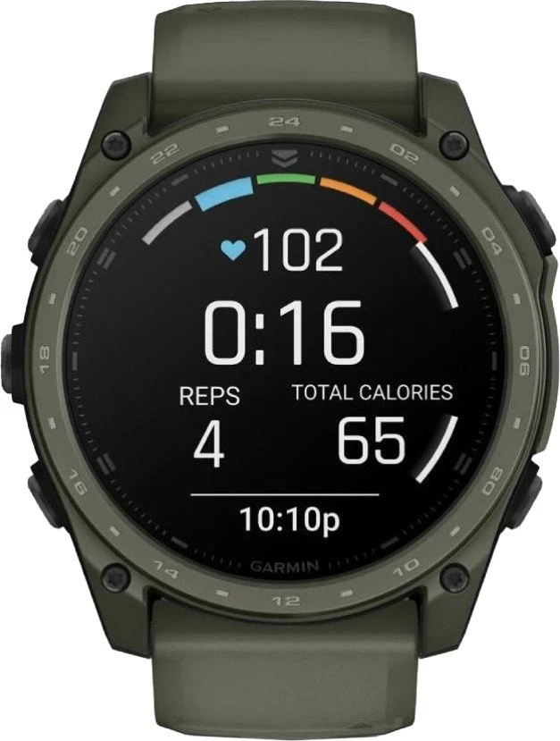 Смарт-годинники Garmin tactix 8 - 51 мм AMOLED Cerakote Olive з Applied Ballistics Ultralight (010-04553-11/10) (UA)