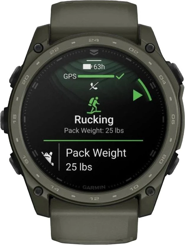 Смарт-годинники Garmin tactix 8 - 51 мм AMOLED Cerakote Olive з Applied Ballistics Ultralight (010-04553-11/10) (UA)