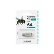 Wibrand 64GB Bee Silver USB 3.2/Type-C (WI3.2TC/BE64TC039S) (UA)