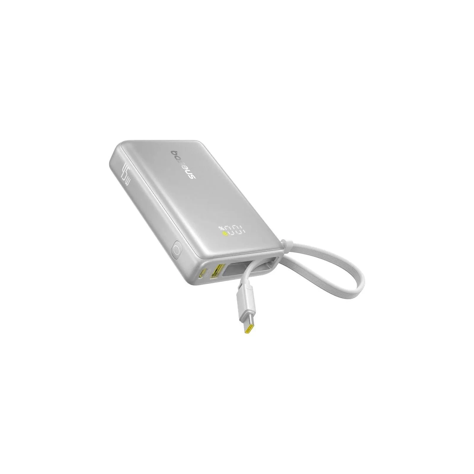 Baseus PicoGo 10000mAh 45W PD, QC, Galaxy Natural Titanium (P10076803853-00) (UA)
