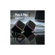 ColorWay Cubix 2.0 RGB USB Black (CW-SPU05BK) (UA)