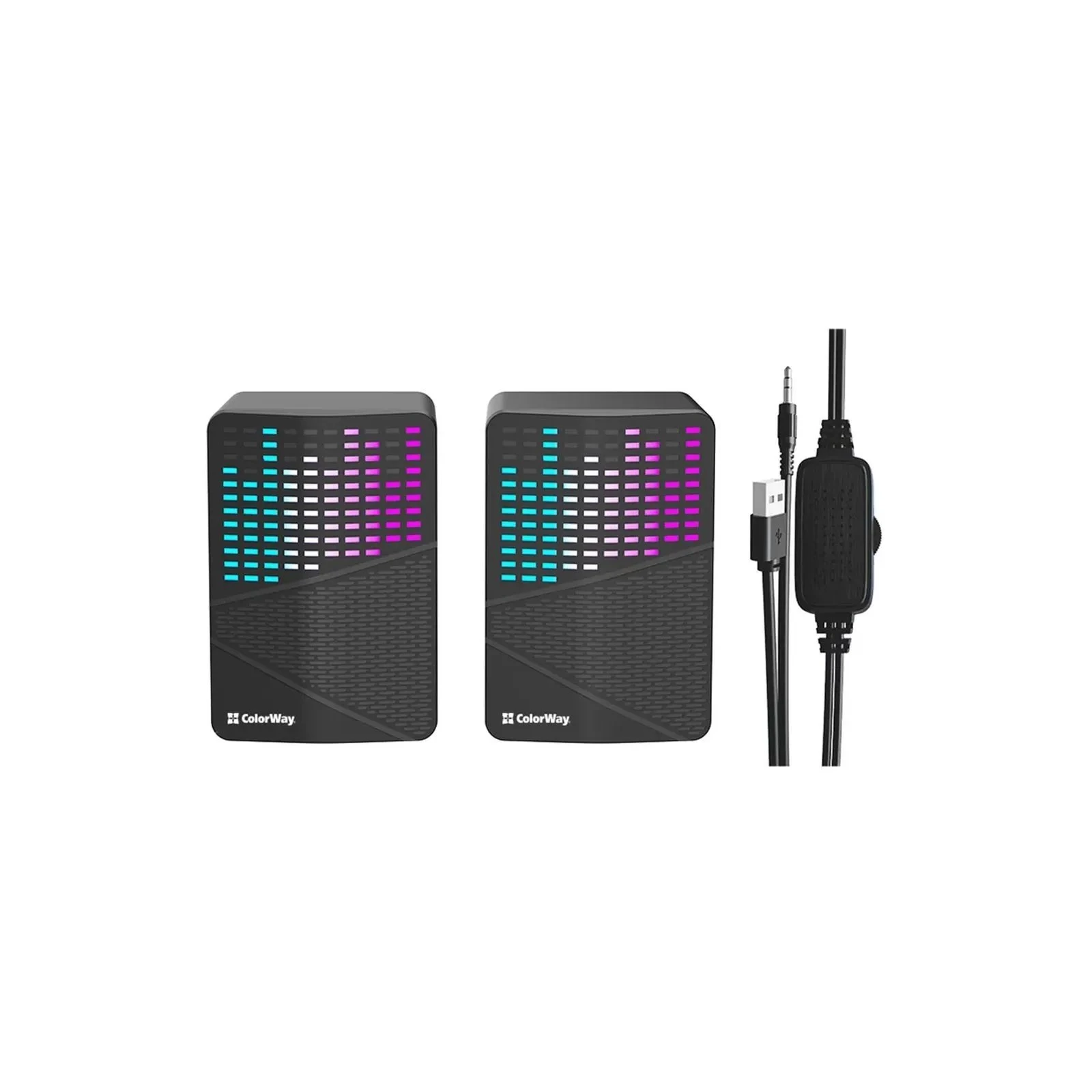 ColorWay SoundWave 2.0 RGB USB Black (CW-SPU06BK) (UA)