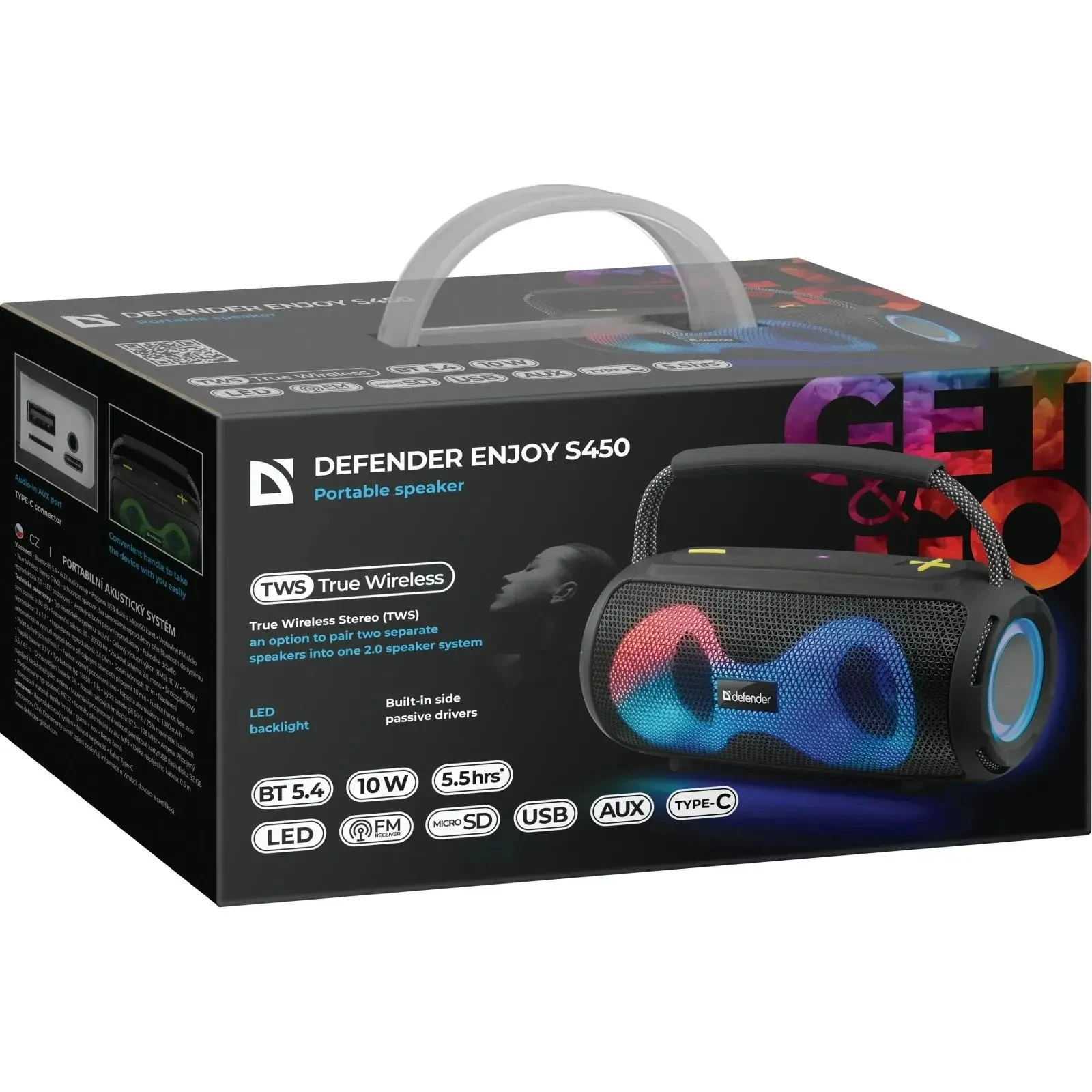 Defender S450 Black (65451) (UA)