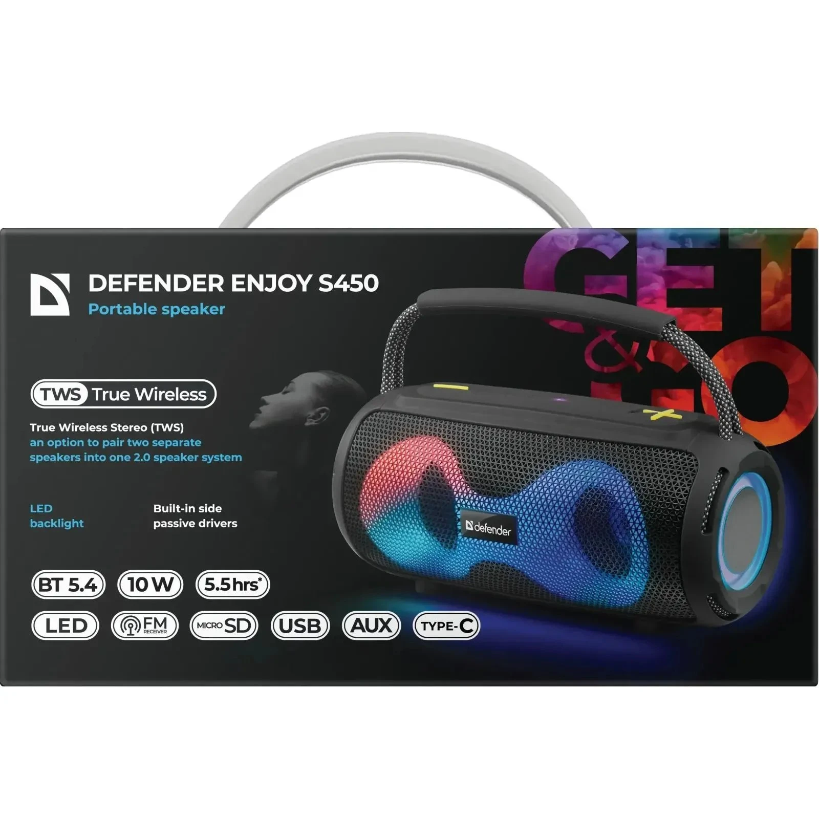 Defender S450 Black (65451) (UA)