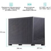 JONSBO D32 PRO MESH Black (UA)