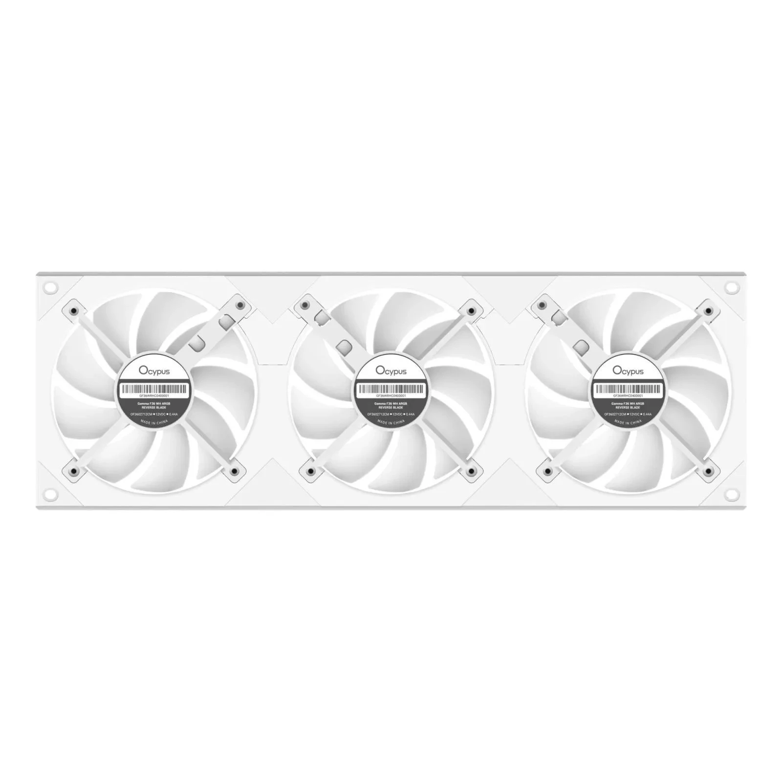 Кулер для корпусу OCYPUS GAMMA F36 ARGB REVERSE BLADE (GAMMA-F36-WH3AM001-GL) (UA)