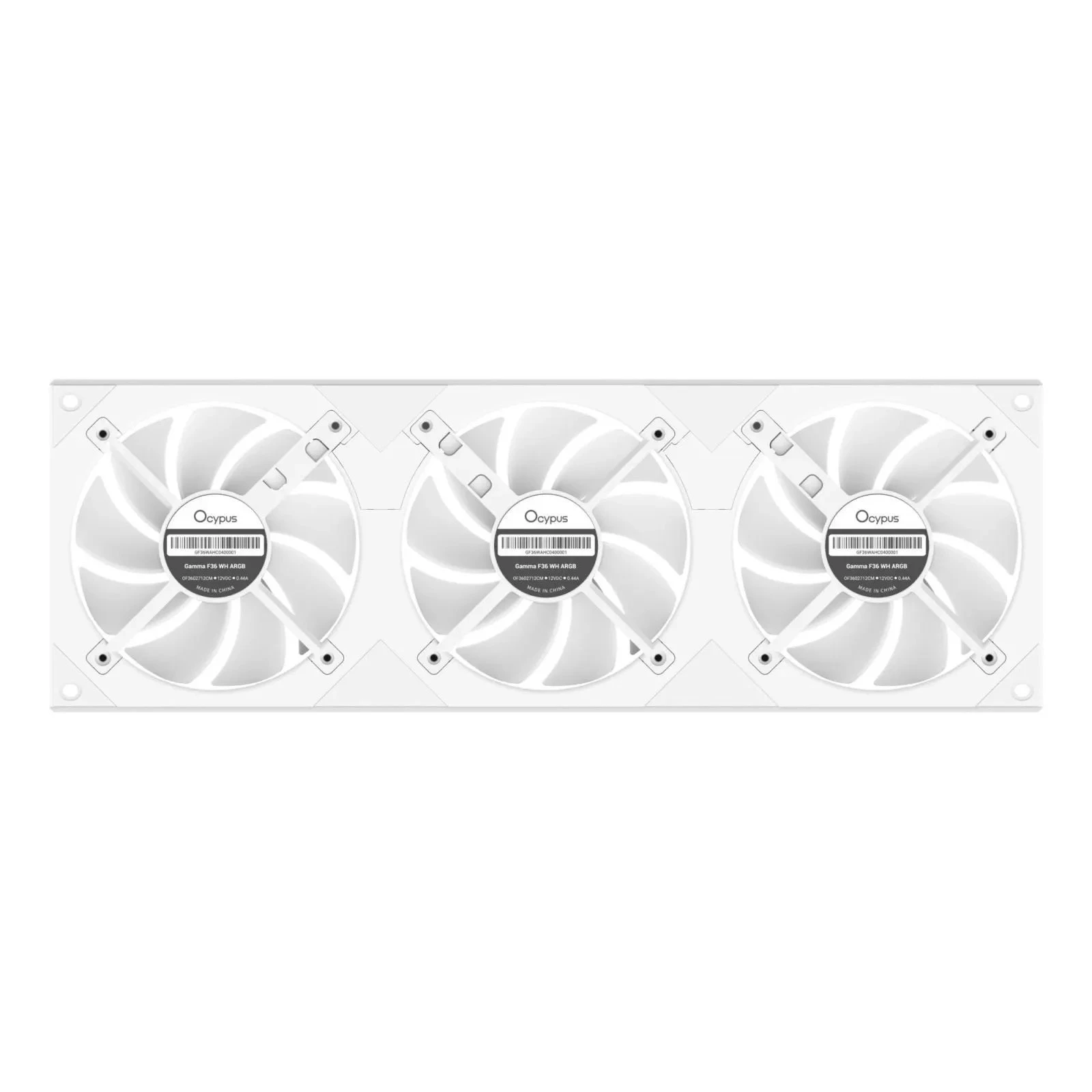 Кулер для корпусу OCYPUS GAMMA F36 ARGB REVERSE BLADE (GAMMA-F36-WH3AM00X-GL) (UA)