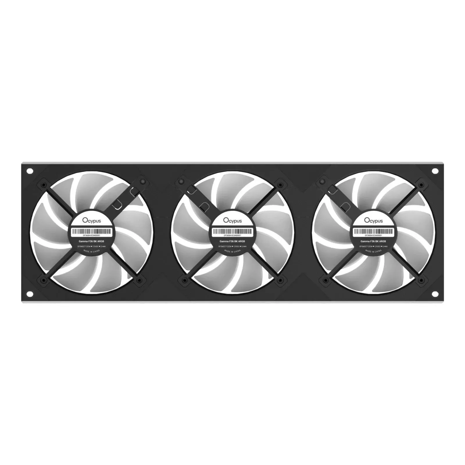 Кулер для корпуса OCYPUS GAMMA F36 ARGB чорний (GAMMA-F36-BK3AM00X-GL) (UA)