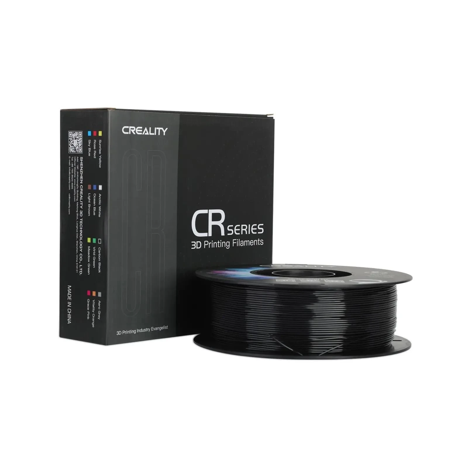 Пластик для 3D-принтера Creality PETG 1.75мм, black, 1кг (3301030035) (UA)
