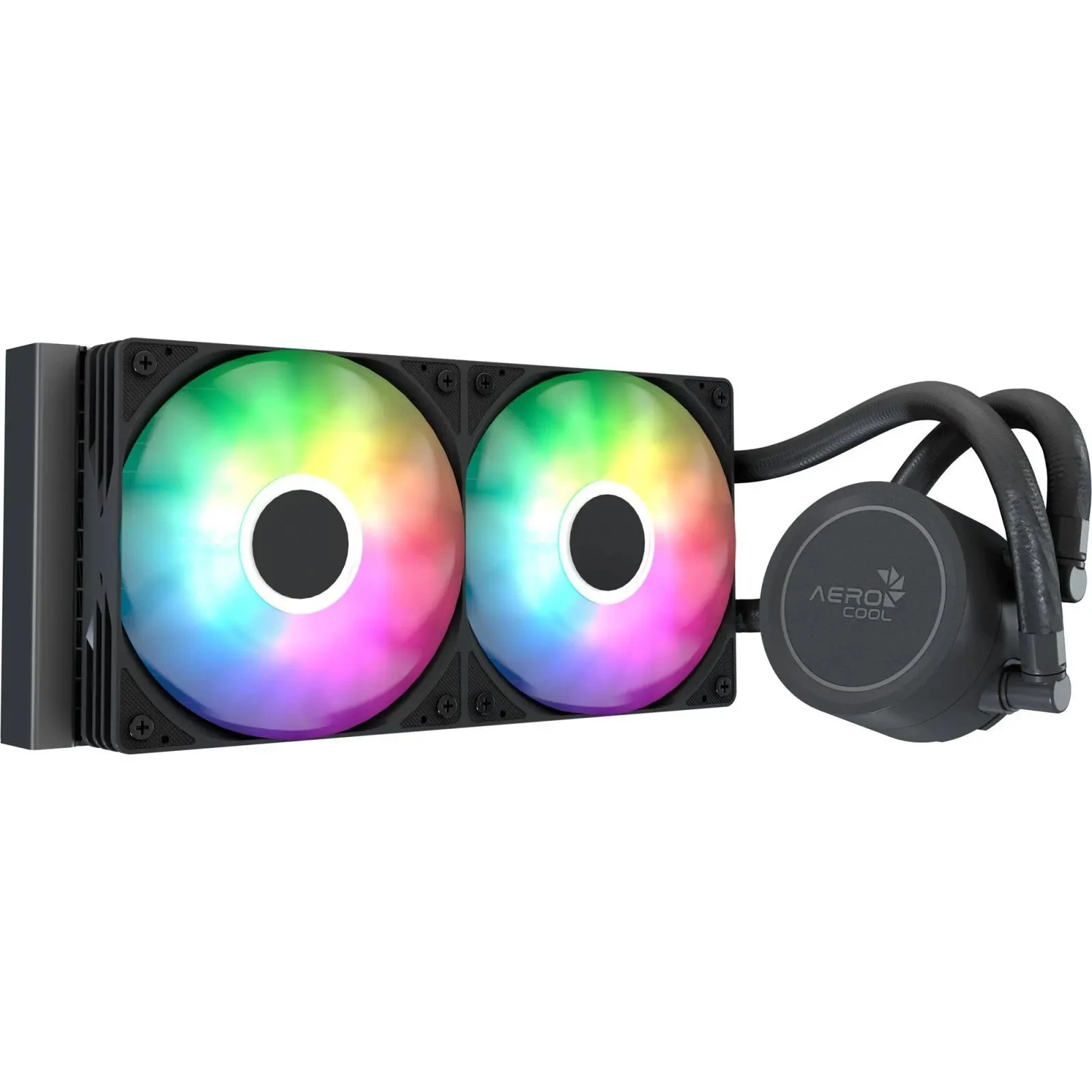 Система жидкостного охлаждения AeroCool Abyss L240R Black (ACLA-AB24117.11) (UA)