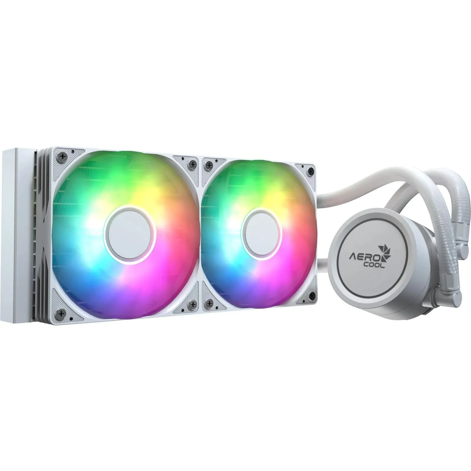 Система рідинного охолодження AeroCool Abyss L240R White (ACLA-AB24117.21) (UA)