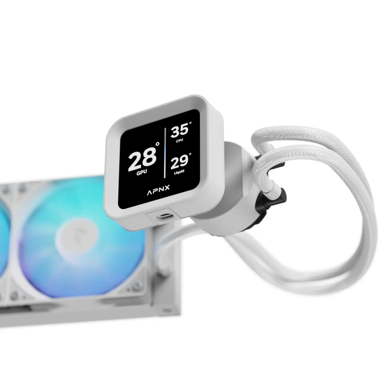 Система рідинного охолодження APNX LC1-D 360 WH (APLA-SV36117.21) (UA)