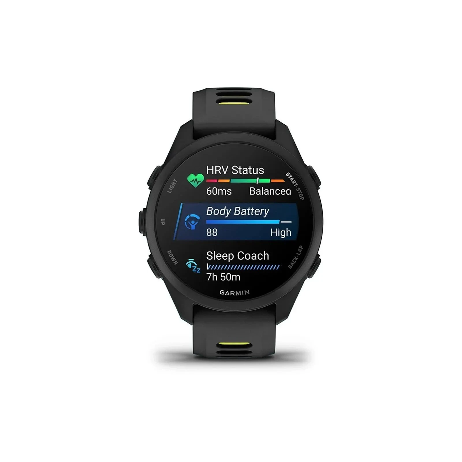 Смарт-годинники Garmin Forerunner 170 Music, GPS, WiFi, Black/Amp Yellow, GPS смарт-годинник (010-03920-10) (UA)