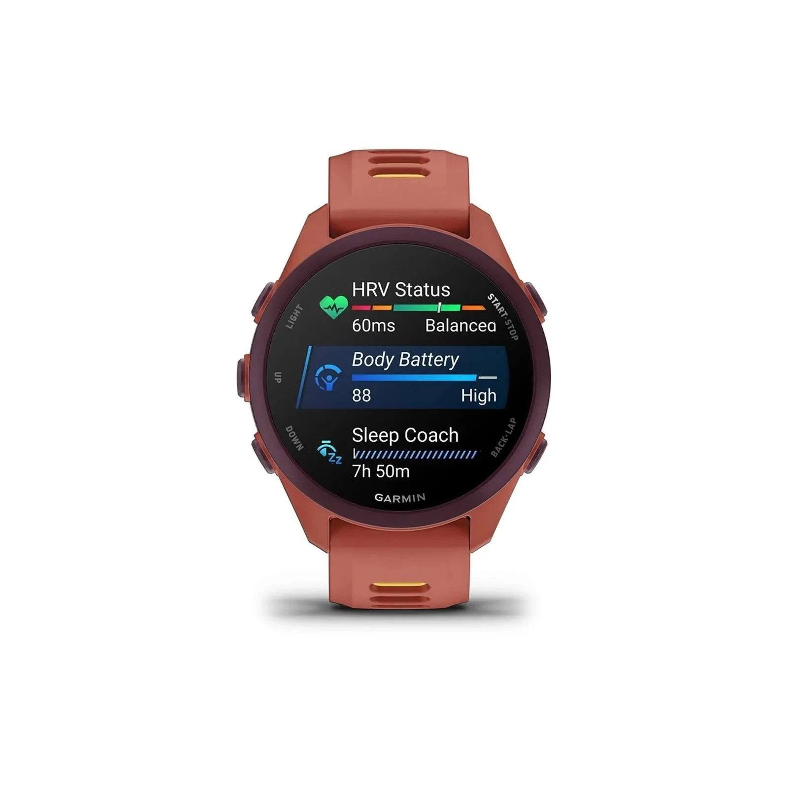 Смарт-годинники Garmin Forerunner 170 Music, GPS, WiFi, Red Pink/Mango, GPS смарт-годинник (010-03920-13) (UA)