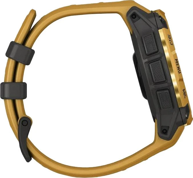 Смарт-годинники Garmin Instinct 3 45mm Solar Sunburst з ремінцем Sunburst/Gray (010-02934-02) (UA)