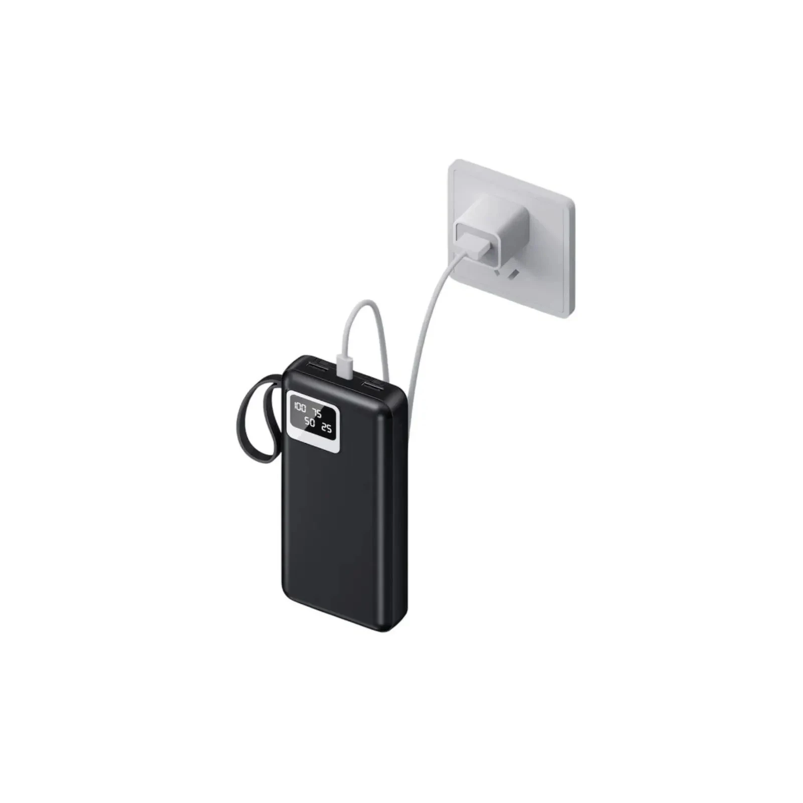 XoKo 20000mAh, 10W, LED flashlight, black (WK-R37) (UA)