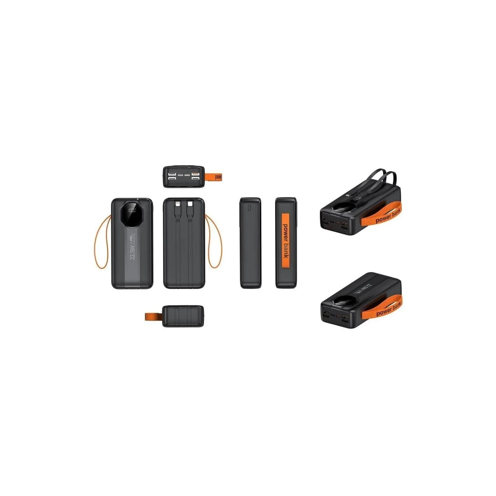 XoKo 30000mAh, 22,5W, PD, QC, black (WK-CK-018) (UA)