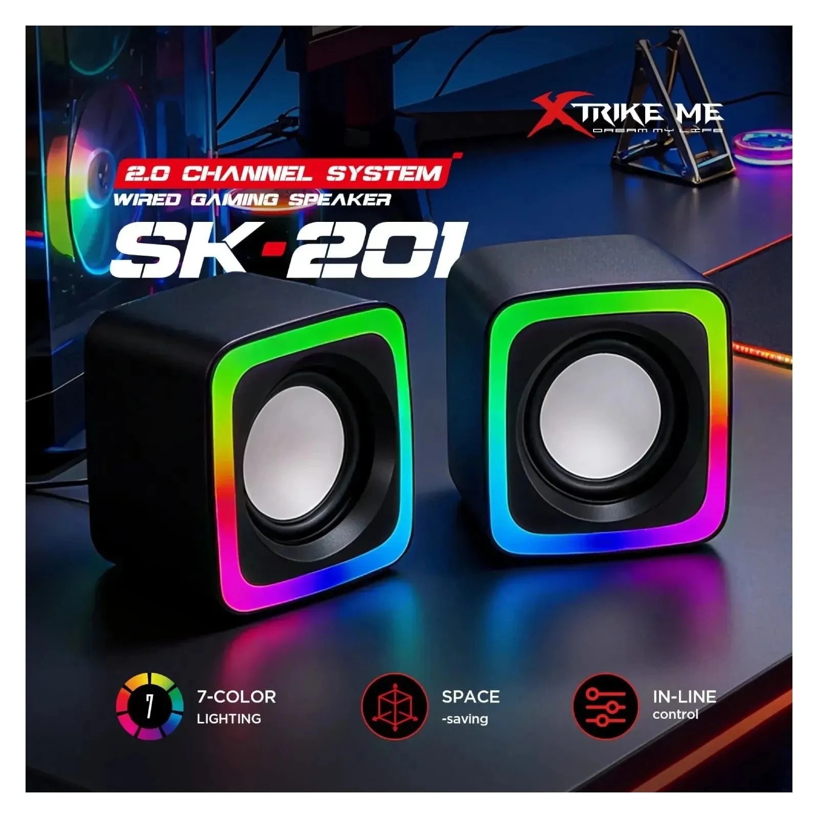 Xtrike ME SK-201 Black (SK-201) (UA)