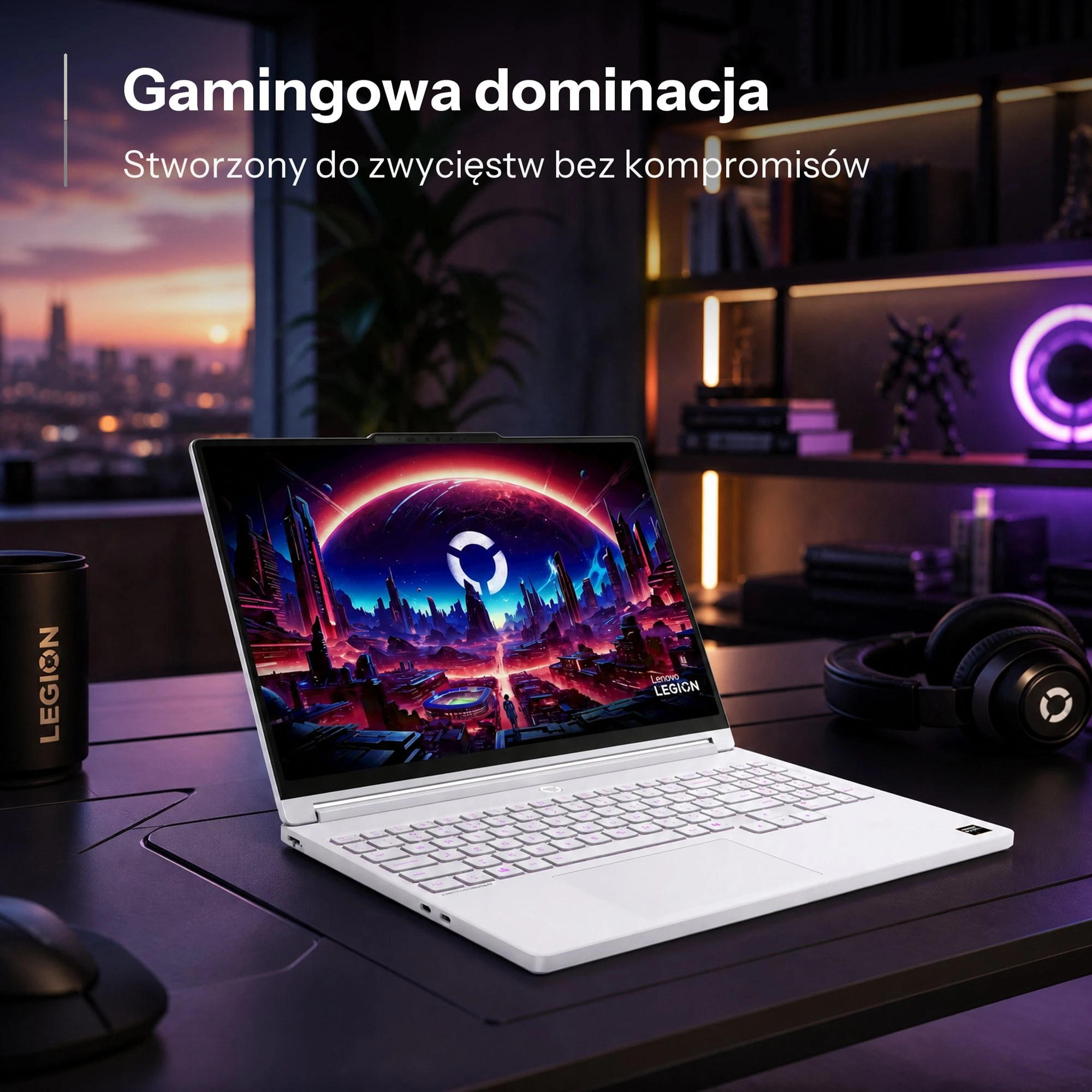 Lenovo Legion 5-15 Ryzen AI 7-450/48GB/2TB/Win11 RTX5060 White (83Q6002KPB)