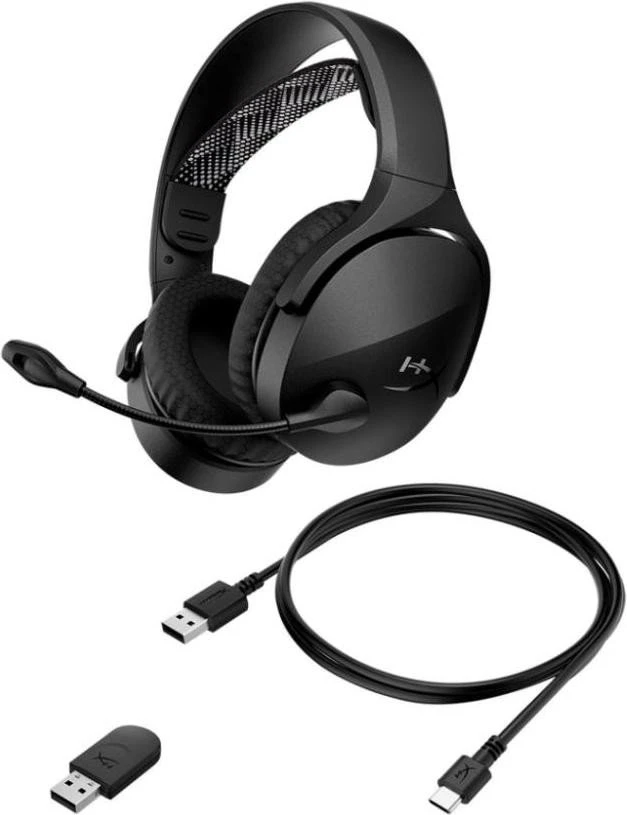 Навушники з мікрофоном HyperX Cloud Jet Wireless Black (AJ0T1AA) (UA)