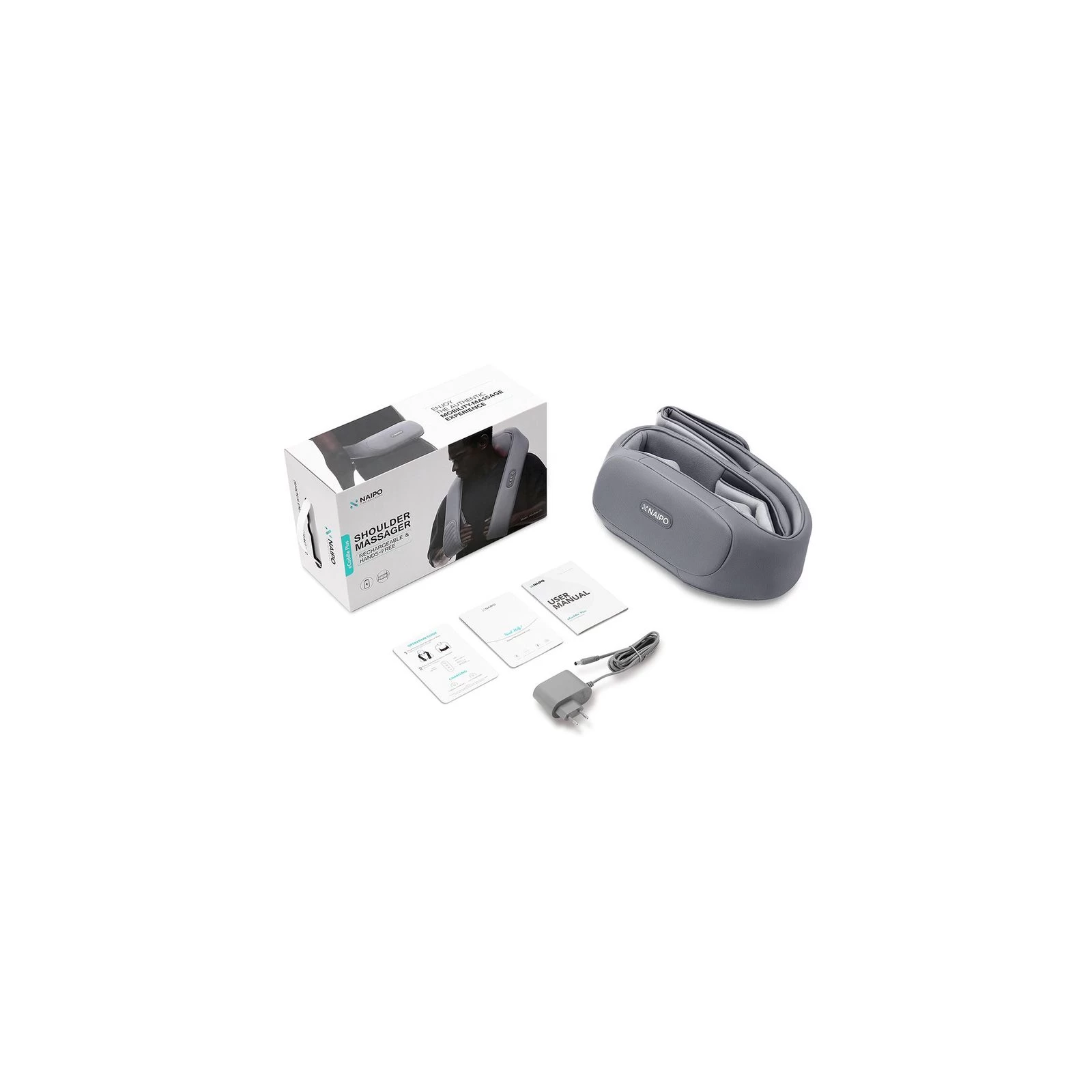 Naipo oCuddle Plus Shiatsu Rechargeable Massager (OCUDDLE-P1)