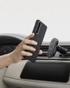 Чехол для смартфона Pitaka Edge Ultra-Slim Case with Aaron Button for Samsung Galaxy S26 - 600D Black/Grey [Twill] (KS2601)