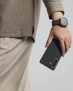 Чехол для смартфона Pitaka Edge Ultra-Slim Case with Aaron Button for Samsung Galaxy S26 - 600D Black/Grey [Twill] (KS2601)