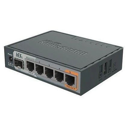 Маршрутизатор (роутер) Mikrotik hEX S (RB760IGS)
