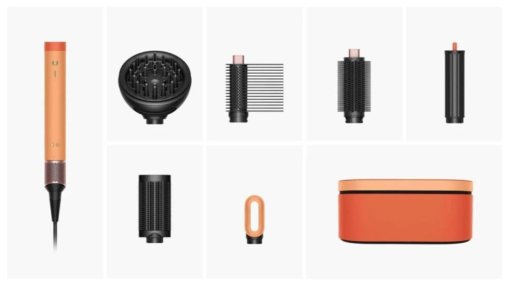 Мультистайлер Dyson Airwrap Co-anda2x Multi-styler & Dryer Curly+Coily Ceramic Apricot/Topaz (266836-01) Тип: Мультистайлер; Мощность, Вт: