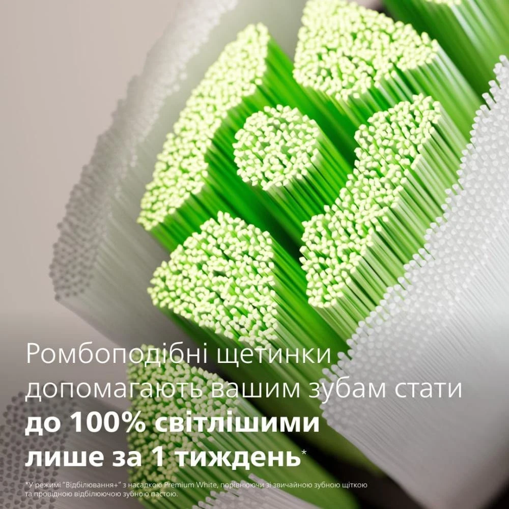Насадка для електричної зубної щітки Philips Sonicare W2 Optimal Black HX6062/88