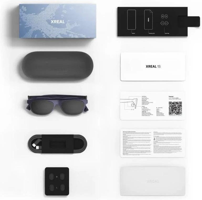 Окуляри доповненої реальності XREAL 1S AR Smart Glasses Blue