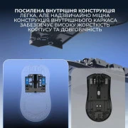 Ajazz AJ200P Wireless/Bluetooth/USB White (AJ200P-NL-AI-MC-W) (UA)