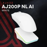 Ajazz AJ200P Wireless/Bluetooth/USB White (AJ200P-NL-AI-MC-W) (UA)