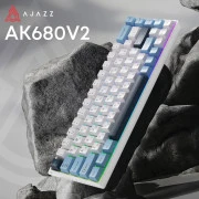 Ajazz AK680 V2 Ice Island Magnetic Switch USB UA Gray/Black (AK680-V2-I-GB) (UA)