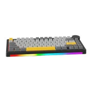 Ajazz AK820 V2 Coconut Flake Switch Wireless/Bluetooth/USB UA Black/Gray/Yellow (AK820-V2-CF-BGY) (UA)