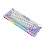 Ajazz AK820 V2 Coconut Flake Switch Wireless/Bluetooth/USB UA Purple/White/Blue (AK820-V2-CF-PWB) (UA)