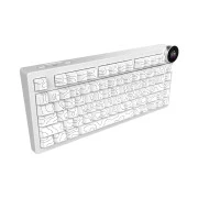 Ajazz AK820 V2 White Peach Switch Wireless/Bluetooth/USB UA White (AK820-V2-WP-S-W) (UA)