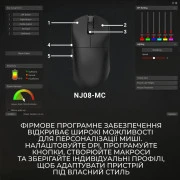 Ajazz x Nacodex NJ08-MC Wireless/Bluetooth/USB White (NJ08-MC-W) (UA)