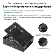 ASUS NUC 16 Pro RNUC16GDKU560002 / Ultra5 325 (45W), EUCord, Kit(L6) (90AR00W2-M00080) (UA)
