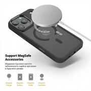 Чехол для мобильного телефона Armorstandart Unit-C MagCase Apple iPhone 17 Pro Max Black + Orange Button Set (ARM90589) (UA)