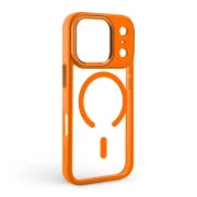 Чехол для мобильного телефона Armorstandart Unit-C MagCase Apple iPhone 17 Pro Orange + Black Button Set (ARM90588) (UA)