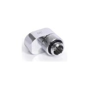 Фитинг для СЖО Alphacool Eiszapfen 16mm off set fitting rotatable - chrome (17602) (UA)