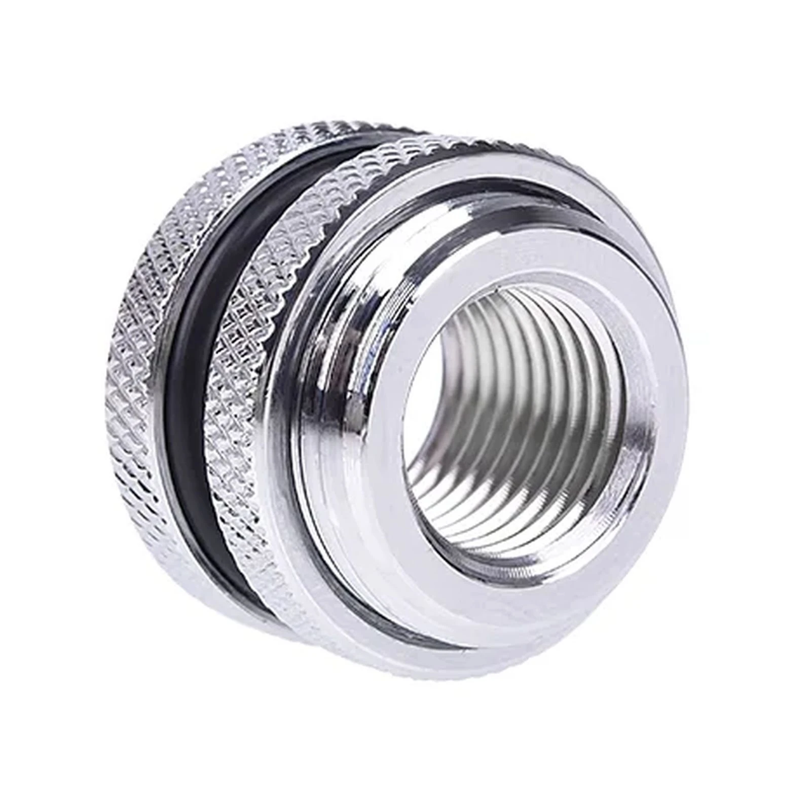 Фитинг для СЖО Alphacool HF bulkhead connector passthrough G1/4 - chrome (17068) (UA)