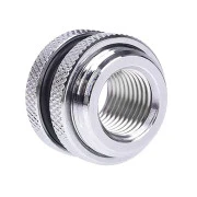 Фітинг для СЖО Alphacool HF bulkhead connector passthrough G1/4 - хром (17068) (UA)