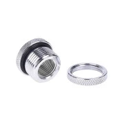 Фитинг для СЖО Alphacool HF bulkhead connector passthrough G1/4 - chrome (17068) (UA)