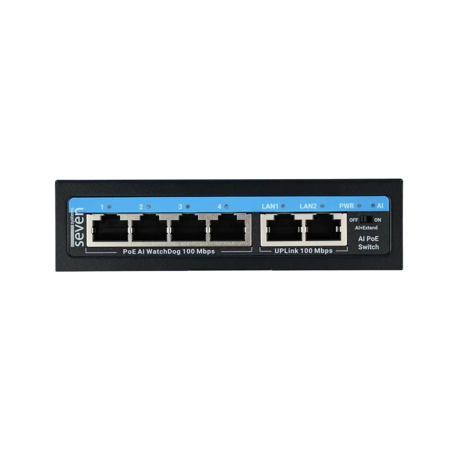 Коммутатор сетевой SEVEN Systems P7324 (UA) Тип: неуправляемый; Форм-фактор: