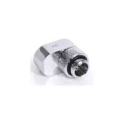 Фітинг для СЖО Alphacool Eiszapfen 16mm off set fitting rotatable - chrome (17602) (UA)
