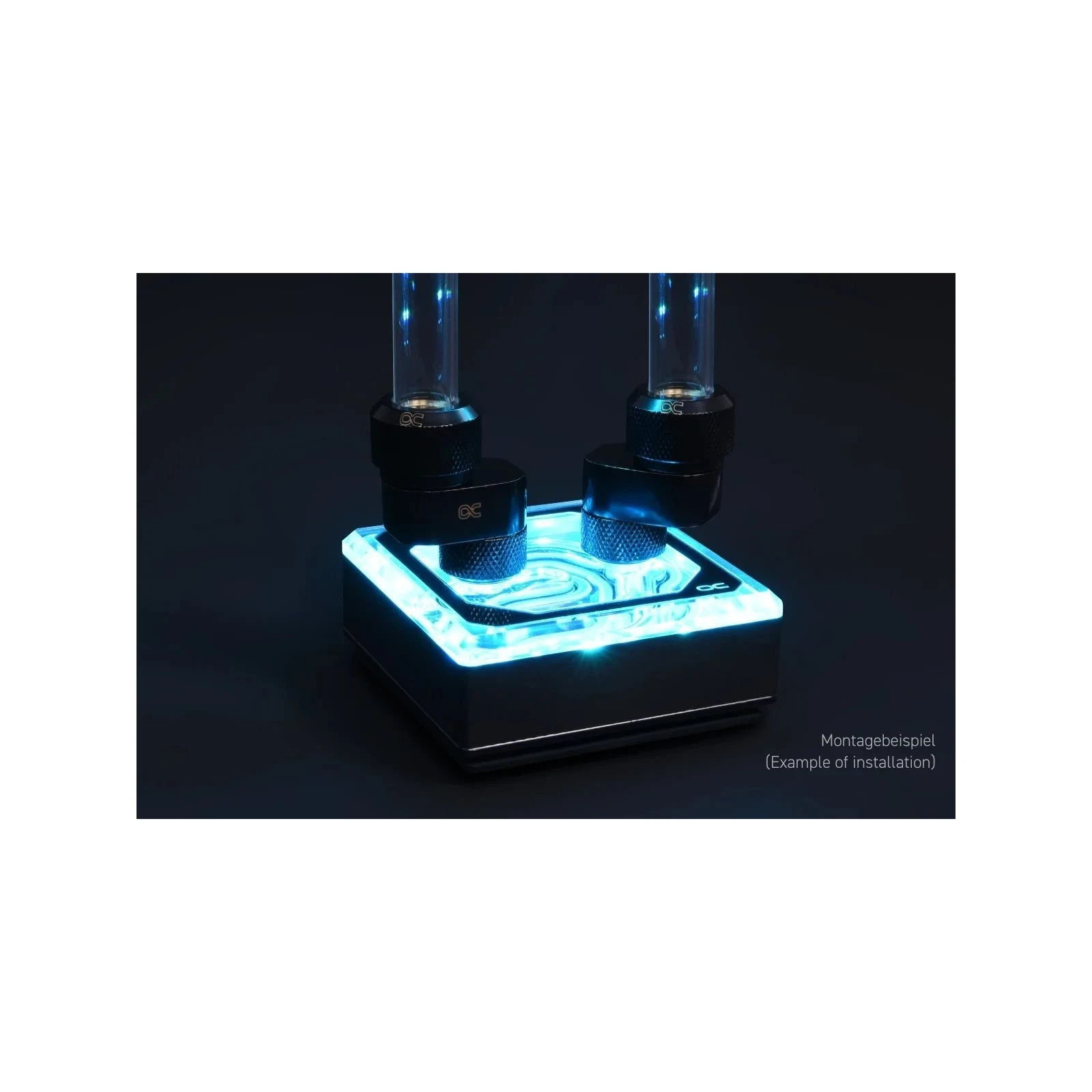 Фітинг для СЖО Alphacool Eiszapfen 16mm off set fitting rotatable - chrome (17602) (UA)